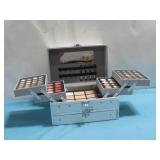 Makeup Storage Case W/ Makeup & Applicators See