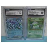(2) 2023 CGC Graded Pokemon Cards See Info