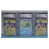 (3) CGC Graded Pokemon Cards See Info