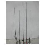(5) Fishing Reels & Poles, River Monsters, & More