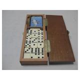 Vtg Cambur Cribbage & Dominos Combination Set See
