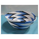 African Telephone Wire Woven Basket 9' Diameter