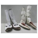 Two N/A Wrap Around Moccasins See Info