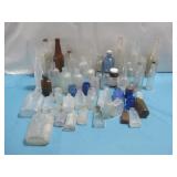 Assorted Vtg Glass Bottles See Info