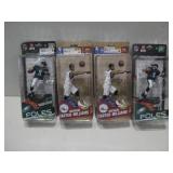 Four NIP NFL Football Sports Action Figures See