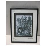 Signed Nathan Beaudry Framed Print 10/99 See Info