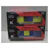 Two NIP K-Line Freight Cars See Info