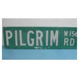Pilgrim W156 RD Street Sign 30' x 9' See Info