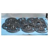 NIOB 12-Assorted Vinyl Record Wall Clocks