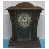 Vtg Wooden Kitchen Clock Jauch PL21 See Info