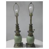Two Vtg Stiffel Table Lamps 34' Tall See Info