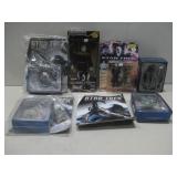 Assorted Star Trek Action Figures & Space Ship See