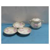 Vtg F. Vorenberge Comp. Sugar Bowl See Info