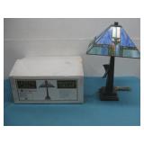 NIOB Tiffany Style Mission Accent Lamp Powers On