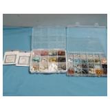 Assorted Beads, Spring Rings, Jump Rings & More