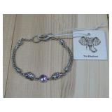 Sterling Silver Good Luck Bracelet Hallmarked