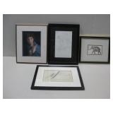 Four Assorted Framed Prints14.75' x 11.5'