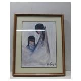 Framed Ted DeGrazia Print 20' x 20' See Info