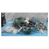 Assorted Decor, Humming Bird Feeder, Wind Chimes
