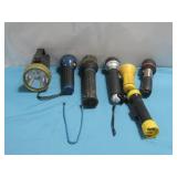 Seven Assorted Flashlights Lumilite & More See