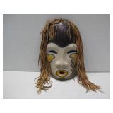 Handpainted Clay Tribal Style Mask Wall Decor See