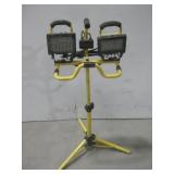 Portable 500 Watt Twin Head Halogen Work See