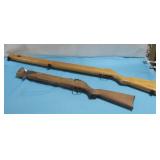Two Wooden Bow Guns Largest 47'