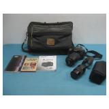 Pentax Digital K200D Camera W/Lens & Case