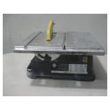QEP 7' Wet Tile Saw Powers On