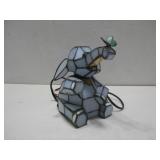 Tiffany Style Elephant Lamp Powers On 9' Tall