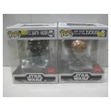 Two Funko POP! Deluxe Star Wars Vinyl Figures