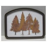 Rustic Pine Tree 3D Silhouette Wall Art 26' x 20'