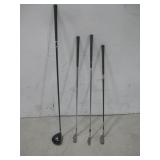Assorted Titleist & Taylor Made Golf Clubs See