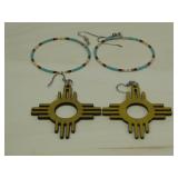 Two Pairs SW Dangle Earrings