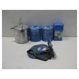 Camping GAZ Stove, Propane Bottles, Pot & More See