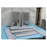 NIOB Unassembled Mirrored Door Cabinet