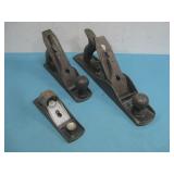 3- Vtg Wood Planers Union Fulton & Bailey See Info