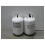 Two Empty Propane Canisters/Tanks