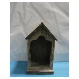 Wooden Bird House Style Decor 12' x 10.75' x 21'