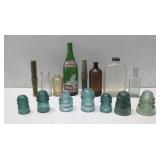 Vtg Insulators & Bottles