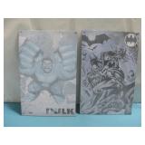 MARVEL/DC Metal Hulk & Batman Signs 10' x 16'