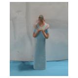 Ceramic Woman Carrying Basket Figurine 14'