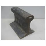 Rail Road Track Anvil For Metal Work 9' x 7' x6'