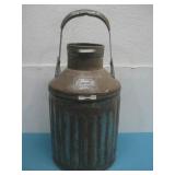 Vtg Ellisco 5-Gallon Oil Utility Can 17.5' See