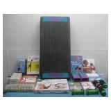 Assorted Exercise Equipment, Books, DVDs & More