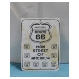 Metal Historic Route 66 Sign 9' x 12' See Info
