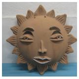 Terracotta Sun W/ Face Wall Art 17' x 17'