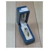 Sterling Silver Band Ring W/Box Tested