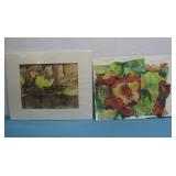 Two Signed Paintings See Info