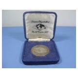 Queen Elizabeth 2 World Cruise Silver Medal 1.48Oz